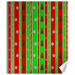 Christmas Paper Pattern Canvas 20  x 24  