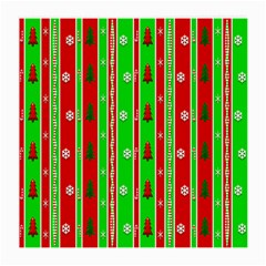 Christmas Paper Pattern Medium Glasses Cloth