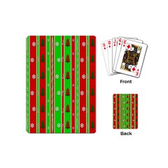 Christmas Paper Pattern Playing Cards (Mini) 
