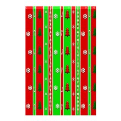 Christmas Paper Pattern Shower Curtain 48  x 72  (Small) 