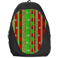 Christmas Paper Pattern Backpack Bag