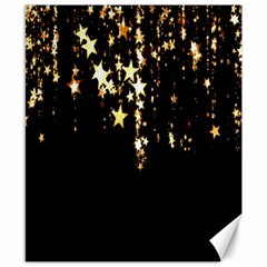 Christmas Star Advent Background Canvas 8  X 10  by Nexatart