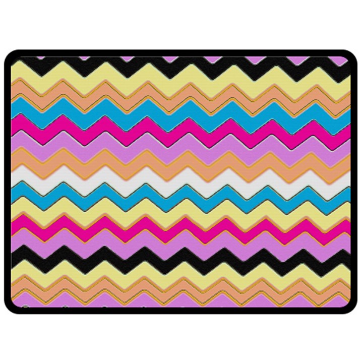 Chevrons Pattern Art Background Double Sided Fleece Blanket (Large) 