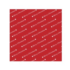 Christmas Paper Background Greeting Small Satin Scarf (square) by Nexatart