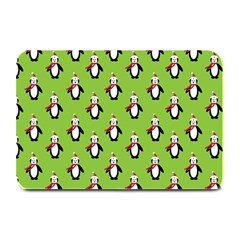 Christmas Penguin Penguins Cute Plate Mats by Nexatart