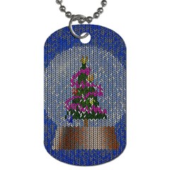 Christmas Snow Dog Tag (one Side)