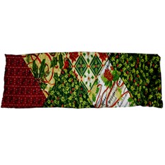 Christmas Quilt Background Body Pillow Case Dakimakura (two Sides) by Nexatart