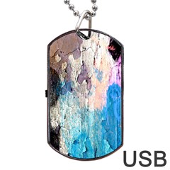 Peelingpaint Dog Tag USB Flash (One Side)