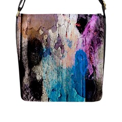 Peelingpaint Flap Messenger Bag (L) 