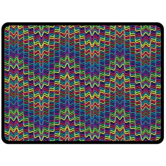 Decorative Ornamental Abstract Double Sided Fleece Blanket (large)  by Nexatart
