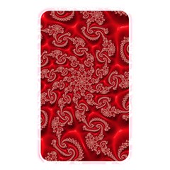 Fractal Art Elegant Red Memory Card Reader