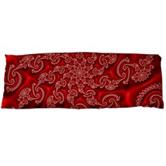 Fractal Art Elegant Red Body Pillow Case (dakimakura)