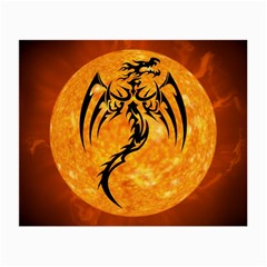 Dragon Fire Monster Creature Small Glasses Cloth (2-side) by Nexatart