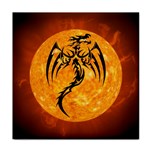 Dragon Fire Monster Creature Face Towel Front