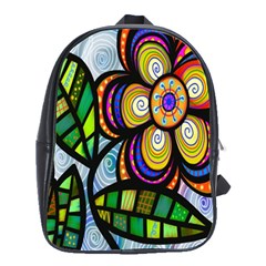 Folk Art Flower School Bags(large) 