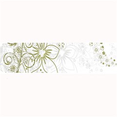 Flowers Background Leaf Leaves Large Bar Mats by Nexatart