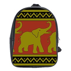 Elephant Pattern School Bags(large) 