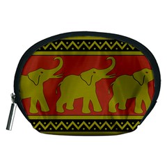 Elephant Pattern Accessory Pouches (medium)  by Nexatart