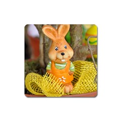 Easter Hare Easter Bunny Square Magnet