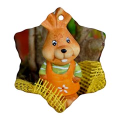 Easter Hare Easter Bunny Ornament (snowflake)