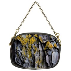 Grey Yellow Stone Chain Purses (one Side) 