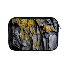 Grey Yellow Stone Apple Ipad Mini Zipper Cases by Nexatart