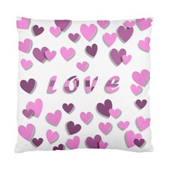 Love Valentine S Day 3d Fabric Standard Cushion Case (two Sides)