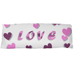 Love Valentine S Day 3d Fabric Body Pillow Case Dakimakura (two Sides) by Nexatart