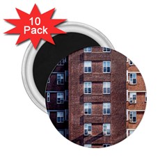 New York Building Windows Manhattan 2 25  Magnets (10 Pack)  by Nexatart