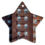 New York Building Windows Manhattan Star Ornament (Two Sides) Front