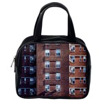 New York Building Windows Manhattan Classic Handbags (2 Sides) Back