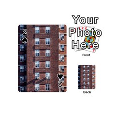 New York Building Windows Manhattan Playing Cards 54 (mini)  by Nexatart