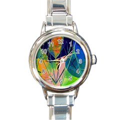 New Form Technology Round Italian Charm Watch