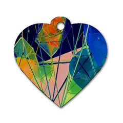 New Form Technology Dog Tag Heart (One Side)