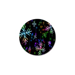 Nowflakes Snow Winter Christmas Golf Ball Marker (10 pack)