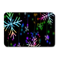 Nowflakes Snow Winter Christmas Plate Mats by Nexatart