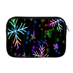 Nowflakes Snow Winter Christmas Apple MacBook Pro 17  Zipper Case