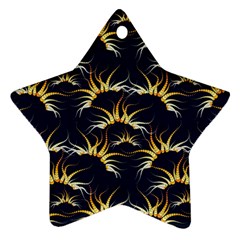 Pearly Pattern Star Ornament (two Sides) by Nexatart