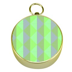 Squares Triangel Green Yellow Blue Gold Compasses