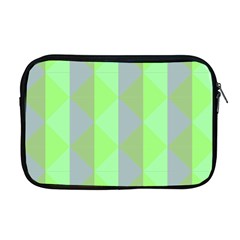 Squares Triangel Green Yellow Blue Apple MacBook Pro 17  Zipper Case