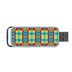 Pop Art Abstract Design Pattern Portable Usb Flash (one Side)