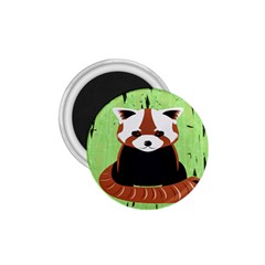 Red Panda Bamboo Firefox Animal 1 75  Magnets by Nexatart