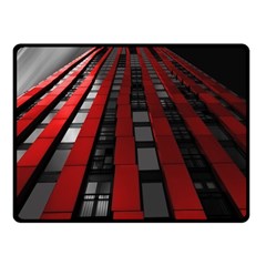 Red Building City Double Sided Fleece Blanket (small)  by Nexatart