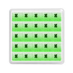 Shamrock Pattern Background Memory Card Reader (square)  by Nexatart