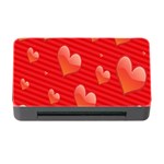 Red Hearts Memory Card Reader with CF Front