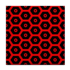 Red Bee Hive Texture Tile Coasters by Nexatart