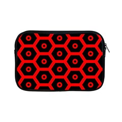 Red Bee Hive Texture Apple Ipad Mini Zipper Cases by Nexatart