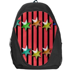 Star Christmas Greeting Backpack Bag by Nexatart