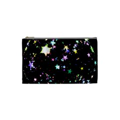 Star Ball About Pile Christmas Cosmetic Bag (small)  by Nexatart