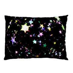 Star Ball About Pile Christmas Pillow Case (two Sides) by Nexatart